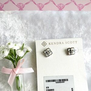 Kendra Scott Dirá Stud Earrings Ivory Mix